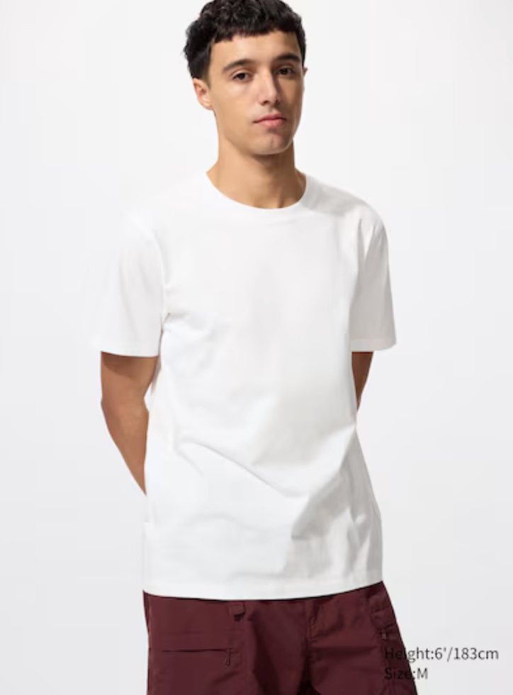 100% Organic Cotton Crew Neck T-Shirt