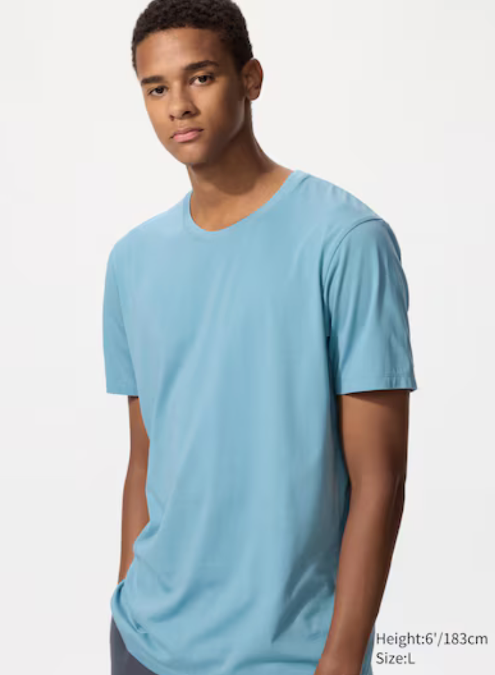 100% Organic Cotton Crew Neck T-Shirt