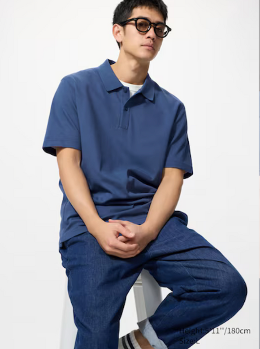 100% Organic Cotton Mens Polo