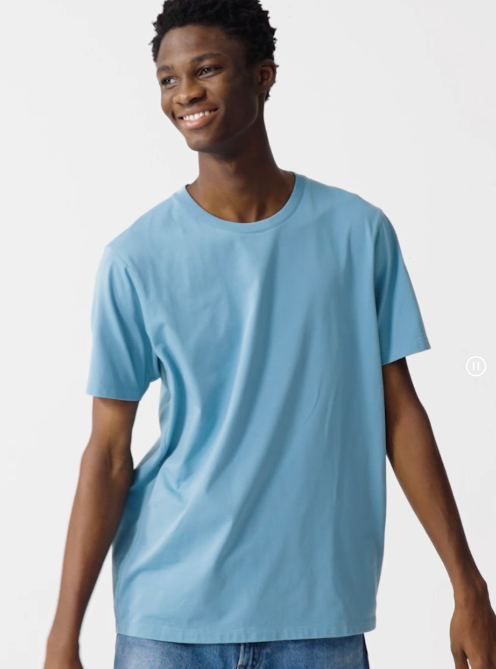 100% Organic Cotton Crew Neck T-Shirt